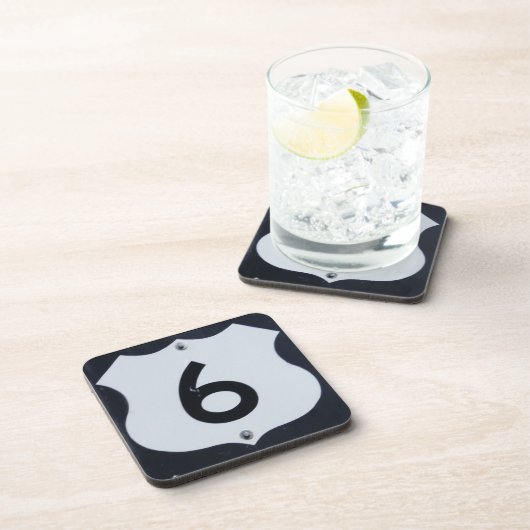 米国ルート6ハイウェイサインコースター コースター (右側)