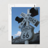 米国ルート66キングマンアリゾナ ポストカード (正面/裏面)