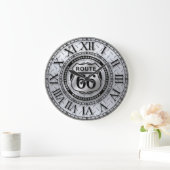 米国ルート66 ラージ壁時計 (ホーム)