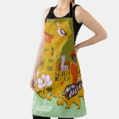 米国ル図解入りの、写真付きのイジアナの地図。旅行と属性 エプロン (インサイチュ)