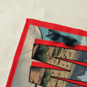 米国レトロ用潜水艦ワイオミング ビーチタオル (インサイチュ)