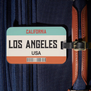 米国ロサンゼルスカリフォルニアリスンスプレート ラゲッジタグ