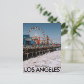 米国ロサンゼルスサンタモニカ埠頭 ポストカード (スタンド正面)