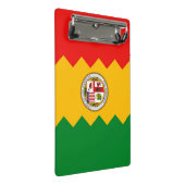 米国ロサンゼルス州旗を持つミニクリップボード ミニクリップボード (アングル)