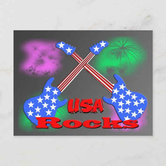 米国ロックス4日 ポストカード (正面)