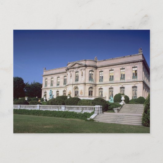 米国ロードアイランド州ニューポートのエルムズ ポストカード (正面)