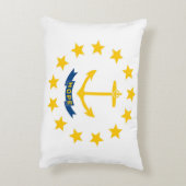 米国ロードアイランド州国旗 アクセントクッション (裏面(縦))