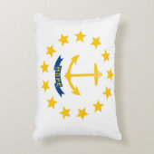 米国ロードアイランド州国旗 アクセントクッション (正面(垂直))