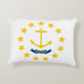米国ロードアイランド州国旗 アクセントクッション (裏面)