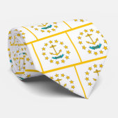 米国ロードアイランド州旗と提携 ネクタイ (ロール)