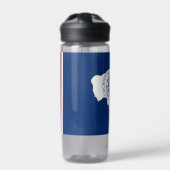 米国ワイオミング州旗の付いたウォーターボトル ウォーターボトル (正面)