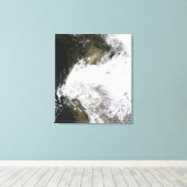 米国ワシントン東部の砂塵嵐 キャンバスプリント (インサイチュ (ウッドフロア))