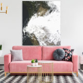 米国ワシントン東部の砂塵嵐 キャンバスプリント (インサイチュ (リビング))