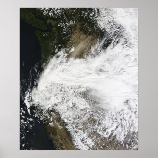 米国ワシントン東部の砂塵嵐 ポスター (正面)