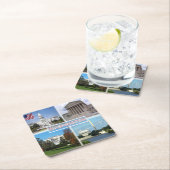 米国ワシントン – 連邦議会 – 最高裁判所 スクエアペーパーコースター (インサイチュ)