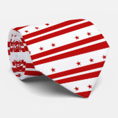 米国ワシントンDC州旗と提携 ネクタイ (ロール)