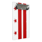 米国ワシントンDC州旗を持つミニクリップボード ミニクリップボード (アングル)