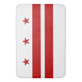 米国ワシントンDC州旗を持つ大型バスマット バスマット (正面縦)