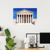 米国ワシントンDC連邦最高裁判所建物 ポスター (ホームオフィス)