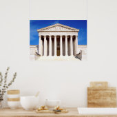 米国ワシントンDC連邦最高裁判所建物 ポスター (キッチン)