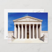 米国ワシントンDC連邦最高裁判所建物 ポストカード (正面/裏面)