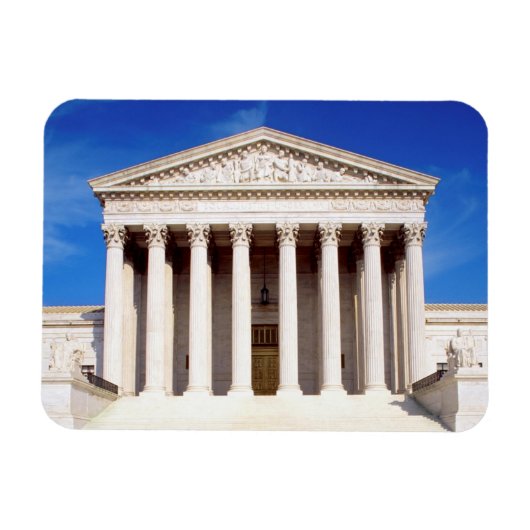 米国ワシントンDC連邦最高裁判所建物 マグネット (横)