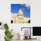 米国ワシントンDC、米国資本建物 ポスター (ホームオフィス)