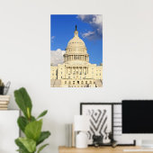 米国ワシントンDC、米国資本建物 ポスター (ホームオフィス)
