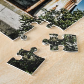 米国ヴァージンアイランズセントクロワライトハウスブルーホワイト ジグソーパズル (側面)