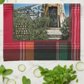 米国ヴァージンアイランズセントクロワUSVIライトハウス キッチンタオル (折り畳み)