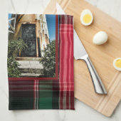 米国ヴァージンアイランズセントクロワUSVIライトハウス キッチンタオル (四つ折り)