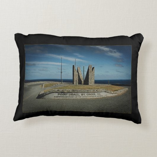 米国ヴァージンアイランズポイントウダル アクセントクッション (裏面)