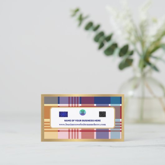 米国ヴァージンアイランズマドラスプライドカリブのカスタム 名刺 (スタンド正面)