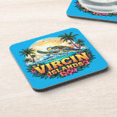 米国ヴァージン諸島カリブの コースター (左側)