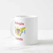 米国ヴァージン諸島コーヒーマグ コーヒーマグカップ (正面左)