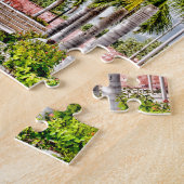 米国ヴァージン諸島セントクロワパームツリートロピカル ジグソーパズル (側面)