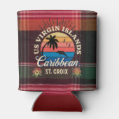 米国ヴァージン諸島セントクロワUSVIカリブの Madras 缶クーラー (裏面)