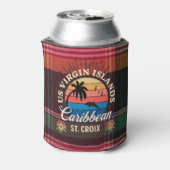 米国ヴァージン諸島セントクロワUSVIカリブの Madras 缶クーラー (缶裏面)