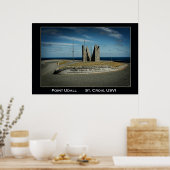 米国ヴァージン諸島セントクロワUSVIポイントUdall ポスター (キッチン)