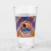 米国ヴァージン諸島セントクロワUSVIマドラスカリブの タンブラーグラス (裏面)