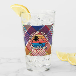 米国ヴァージン諸島セントクロワUSVIマドラスカリブの タンブラーグラス
