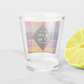 米国ヴァージン諸島セントクロワUSVIマドラスパターン ショットグラス (裏面)