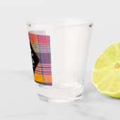 米国ヴァージン諸島セントクロワUSVIマドラスパターン ショットグラス (右)