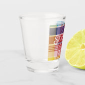 米国ヴァージン諸島セントクロワUSVIマドラス ショットグラス (左)