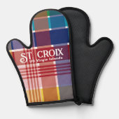 米国ヴァージン諸島セントクロワUSVIマドラス 鍋つかみ (正面/裏面)