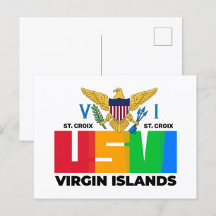 米国ヴァージン諸島セントクロワUSVI熱帯ポストカ ポストカード
