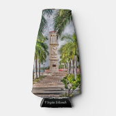 米国ヴァージン諸島セントクロワUSVI熱帯地方 ボトルクーラー (正面)