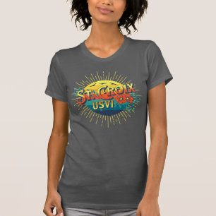 米国ヴァージン諸島セントクロワUSVI熱帯地方 Tシャツ