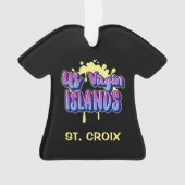 米国ヴァージン諸島セントクロワUSVI オーナメント (正面)