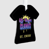 米国ヴァージン諸島セントクロワUSVI オーナメント (正面)